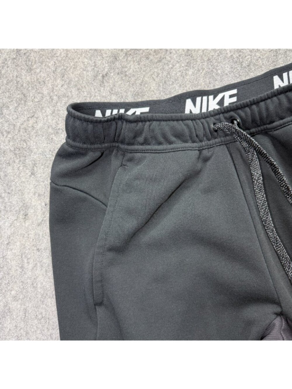 Nike DRI-FIT Dry Training Pants Men M Black Slim Taper GX Swoosh 30" 728345-010 - Picture 4 of 16